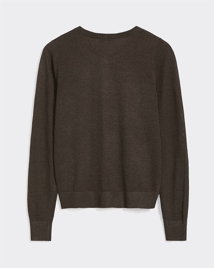 Crew-Neck Cardigan - R Essentials