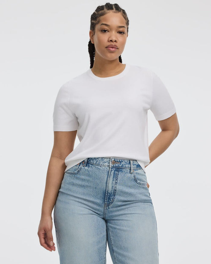 Crew-Neck Sweater Tee - R Essentials