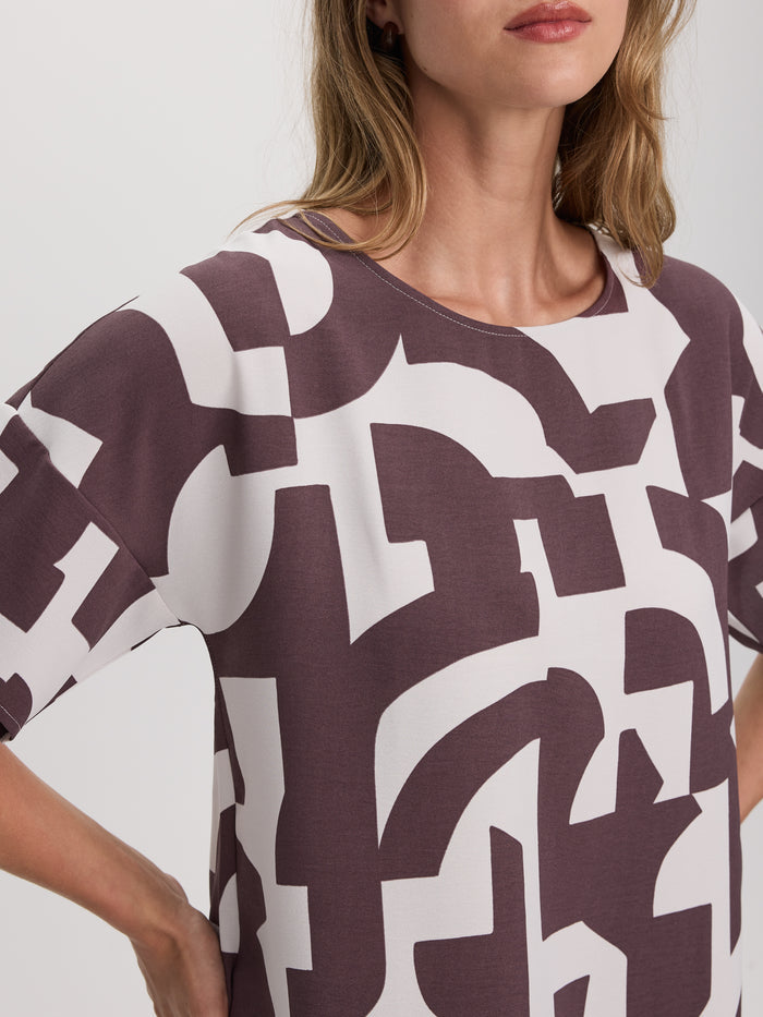 Crew-Neck T-Shirt Blouse