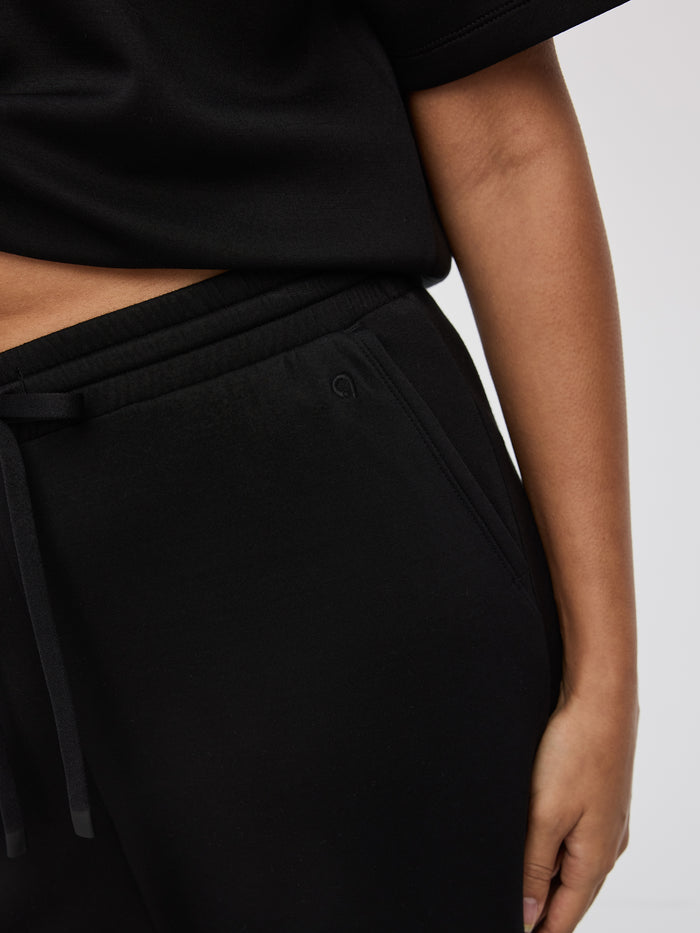 Cropped Wide-Leg Pants - HYLUX Hyba