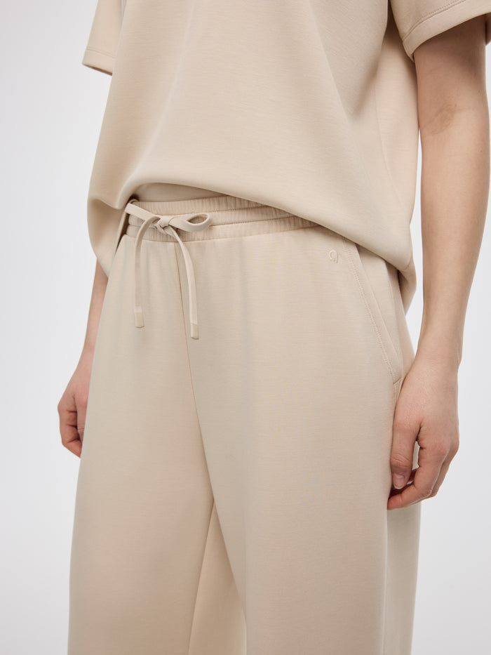 Cropped Wide-Leg Pants - HYLUX Hyba