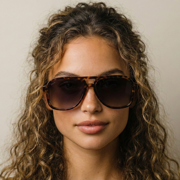 Cruz - Unisex Aviator Sunglasses – Polarized Hair-Friendly