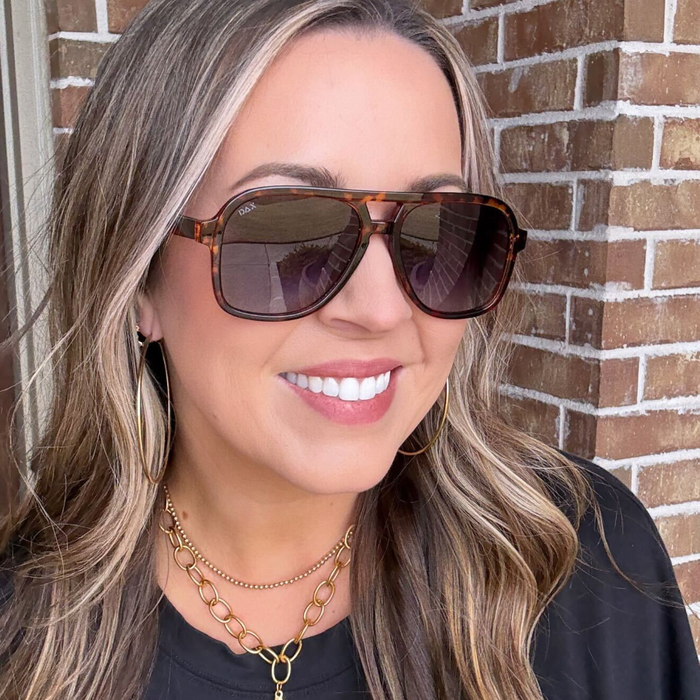 Cruz - Unisex Aviator Sunglasses – Polarized Hair-Friendly