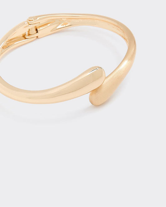 Cuff Bracelet with Matte and Shiny Finish
