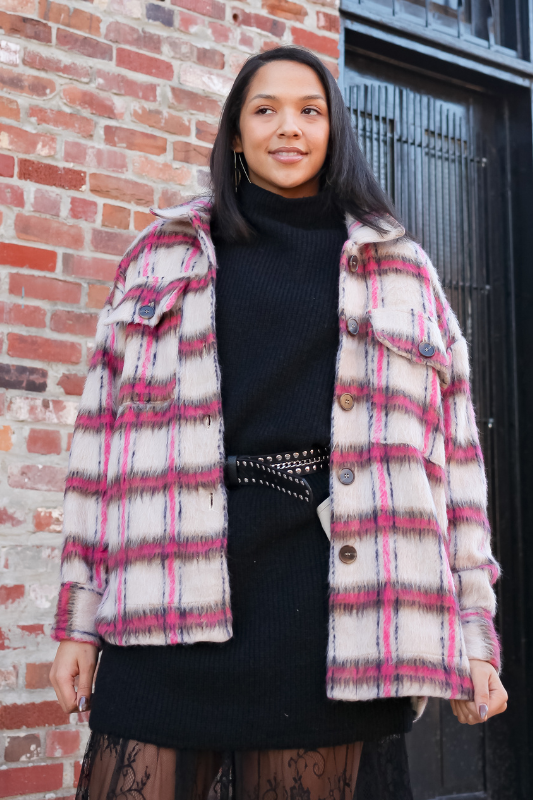 Davia Plaid Jacket