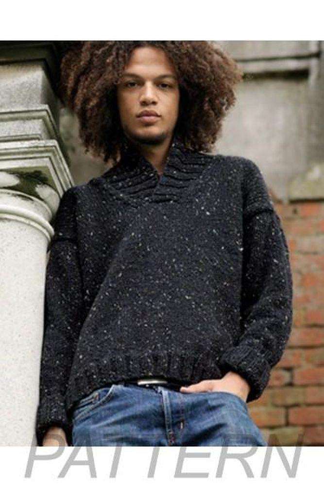 Debbie Bliss Millford/Shawl Collared Sweater PATTERN ONLY-Patterns-Debbie Bliss-Alpaca Direct
