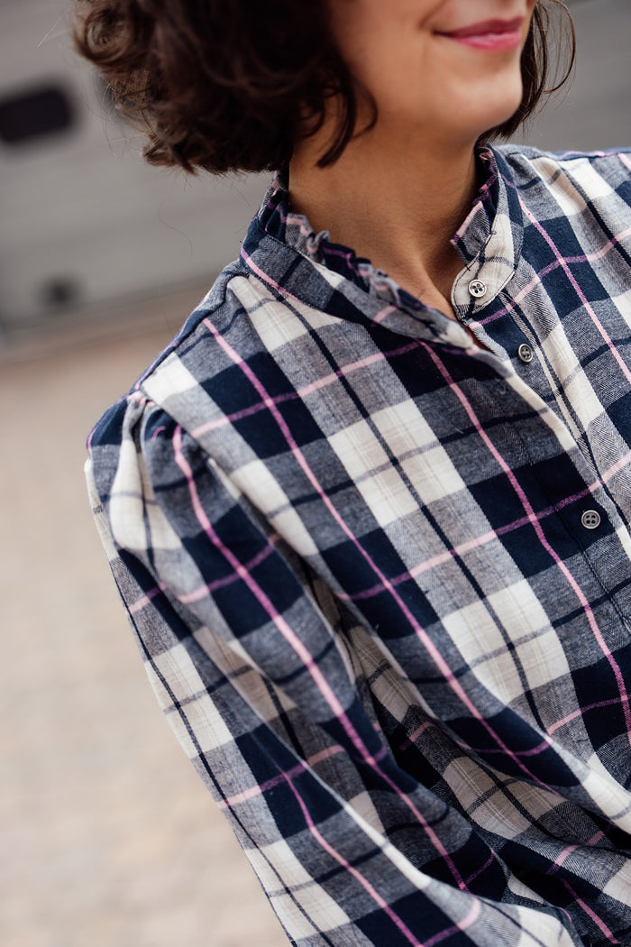 Deva blouse blauw