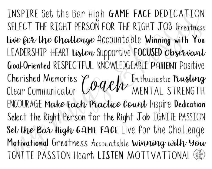 Coach Digital Download