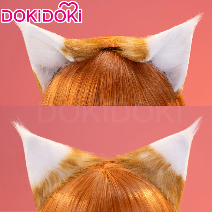 DokiDoki Anime Spice and Wolf: Merchant Meets the Wise Wolf Cosplay Holo Prop Ears Tail Furry