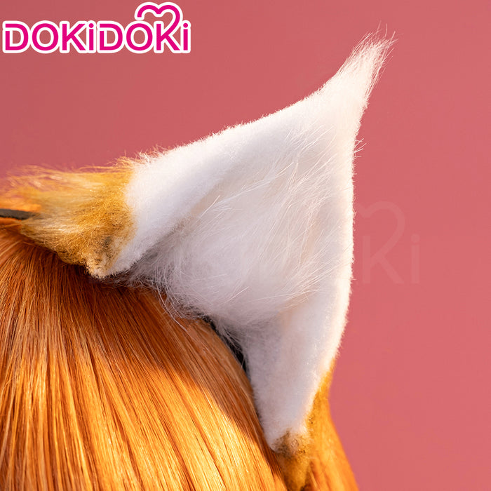 DokiDoki Anime Spice and Wolf: Merchant Meets the Wise Wolf Cosplay Holo Prop Ears Tail Furry