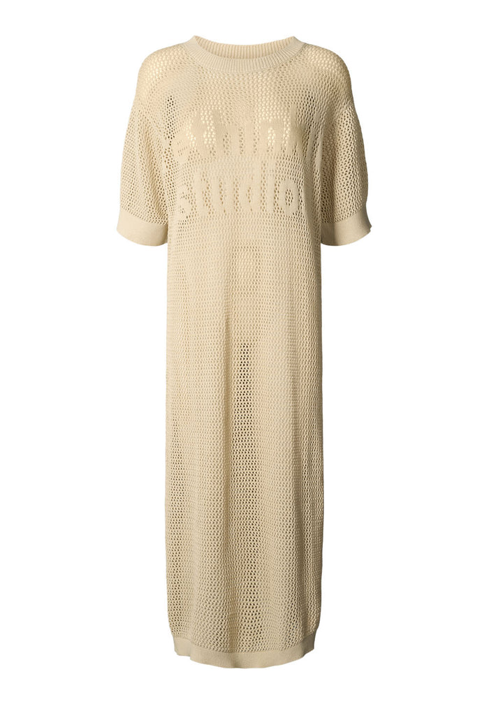Rethinkit Dress Knitted Loop dress 3291 oyster grey