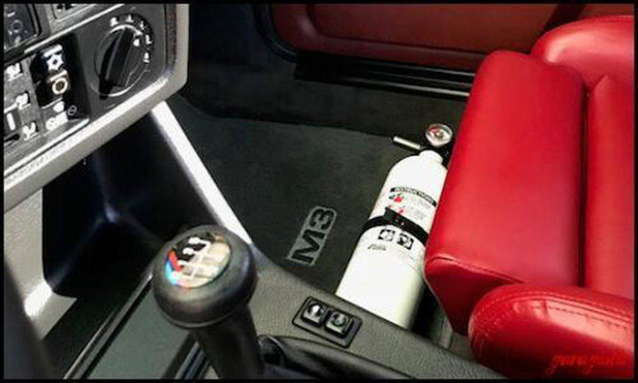 E30 Fire Extinguisher Mount Bracket-Interior Parts-grip-drift-Aluminum-Garagistic-bmw