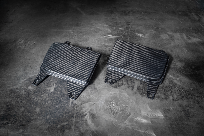 E30 Fog Light Deletes - Carbon Fiber 51711979322 / 51711979321