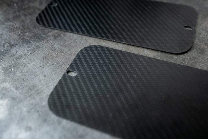 E30 Front Turn Signal Deletes - Carbon Fiber
