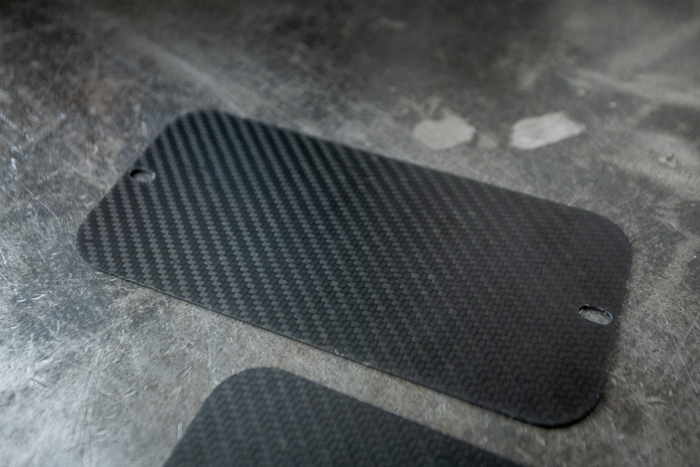 E30 Front Turn Signal Deletes - Carbon Fiber