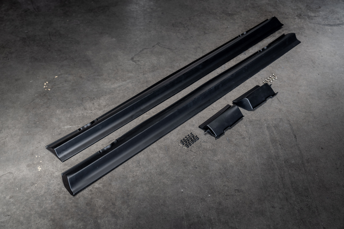 E30 "IS" Side Skirts - 51711947059, 51711947060, 51711947063, 51711947064-Exterior Body Parts-grip-drift-Non-Painted-Garagistic-bmw