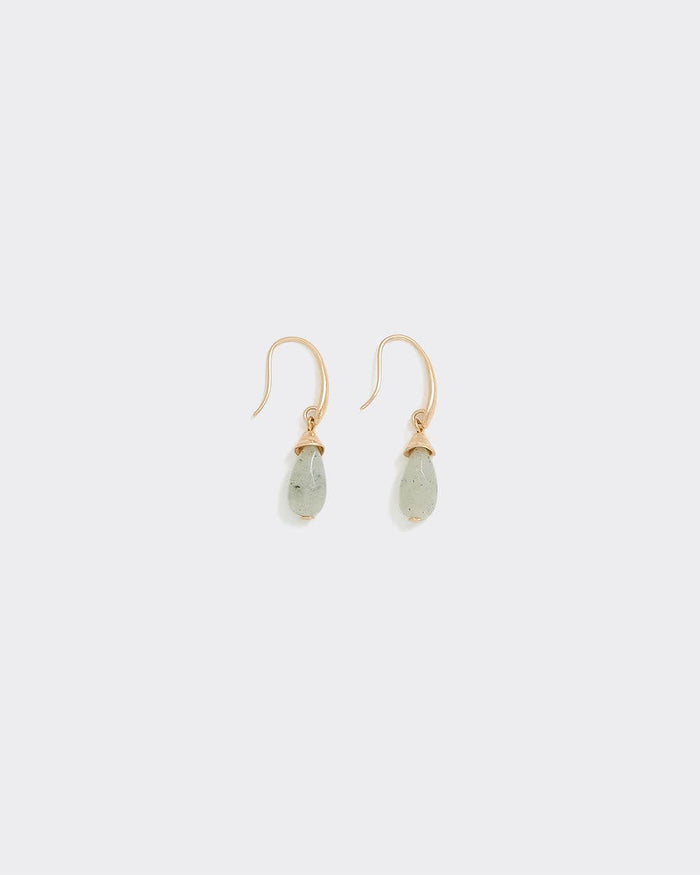 Earrings with Stone Pendants