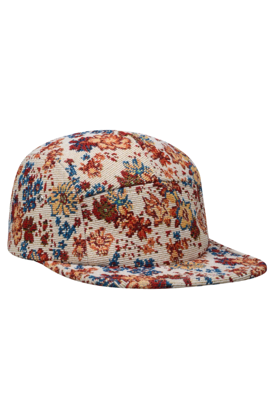 Elegant Floral Camp Cap