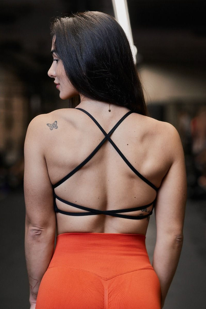 ELITE FLEX SPORTS BRA BLACK