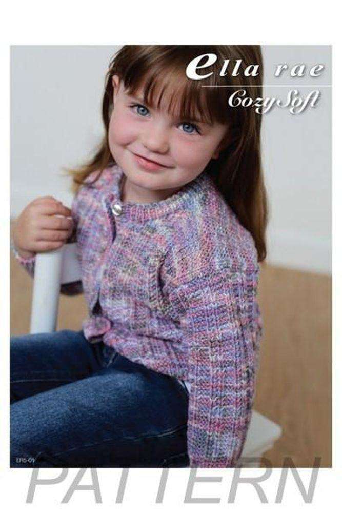 Ella Rae Cozy Soft Ribbed Cardigan PATTERN ONLY-Patterns-Ella Rae-Alpaca Direct