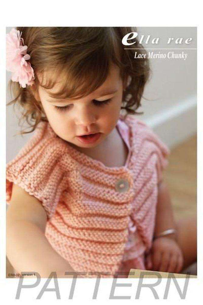 Ella Rae Lace Merino Chunky Ribbed Jacket PATTERN ONLY-Patterns-Ella Rae-Alpaca Direct