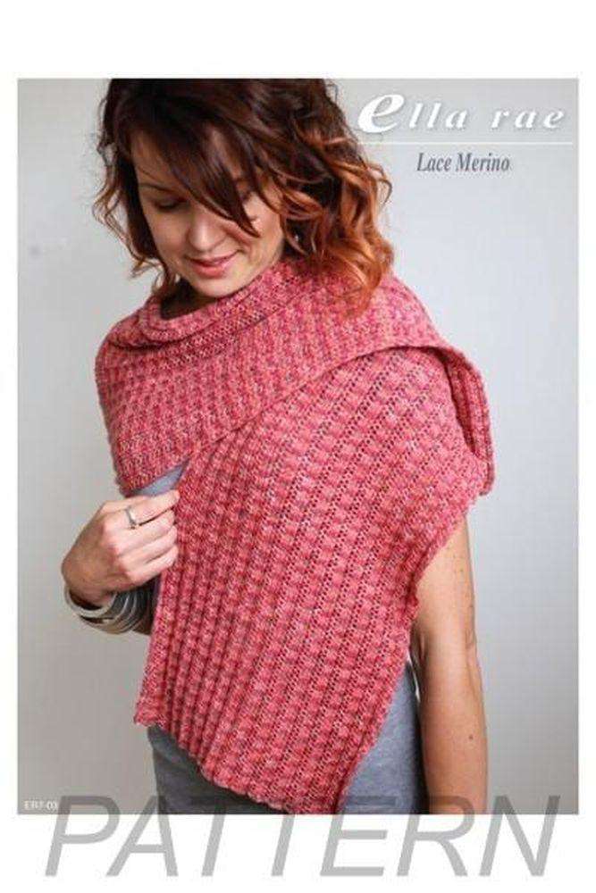 Ella Rae Lace Merino Wrap PATTERN ONLY-Patterns-Ella Rae-Alpaca Direct
