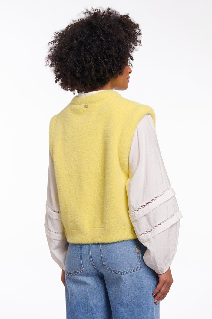 Elona waistcoat lime