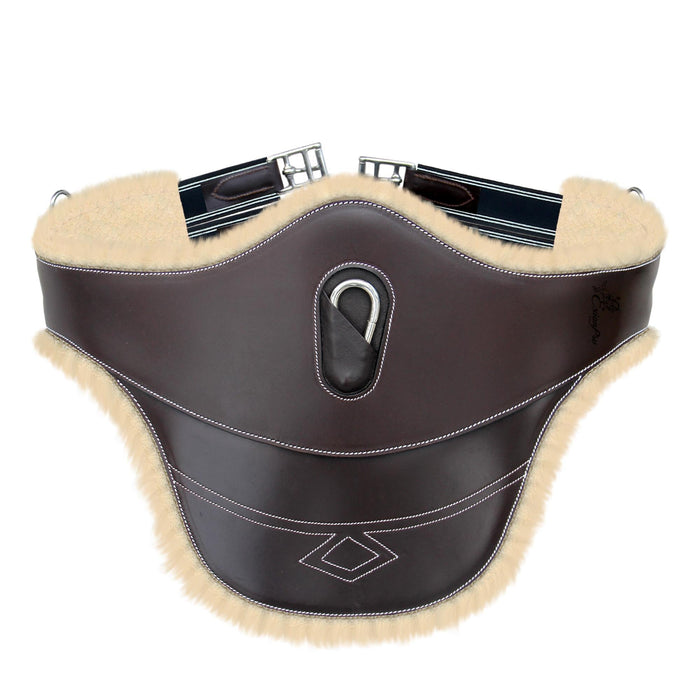 ExionPro Belly Guard Girth - Navy Blue Elastic with White Lines