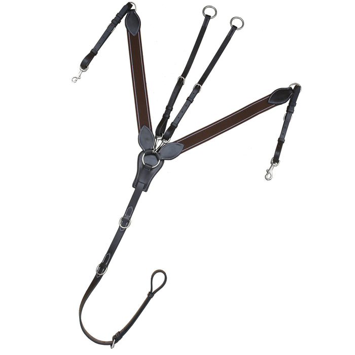 ExionPro Wide Elastic 3 Point Breastplate - Matching Elastic