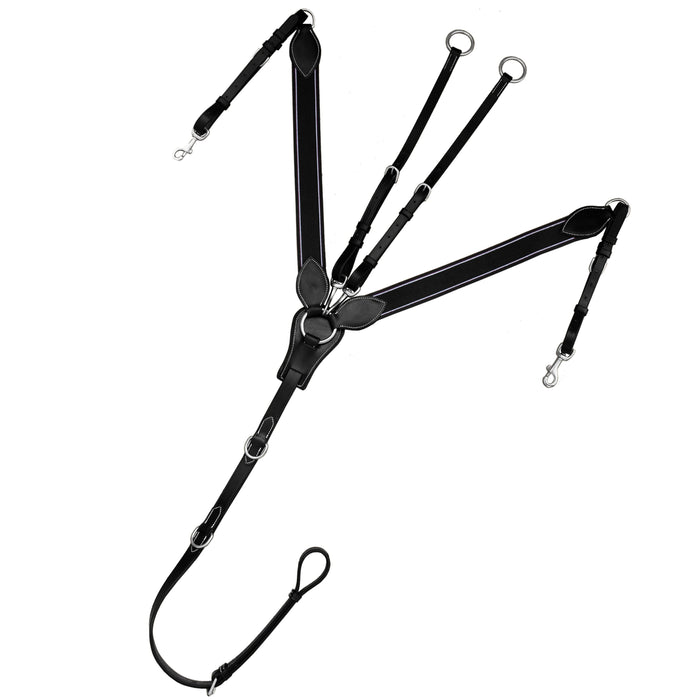 ExionPro Wide Elastic 3 Point Breastplate - Matching Elastic