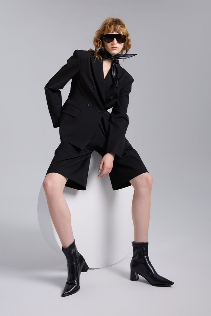 FAUX LEATHER NECKERCHIEF