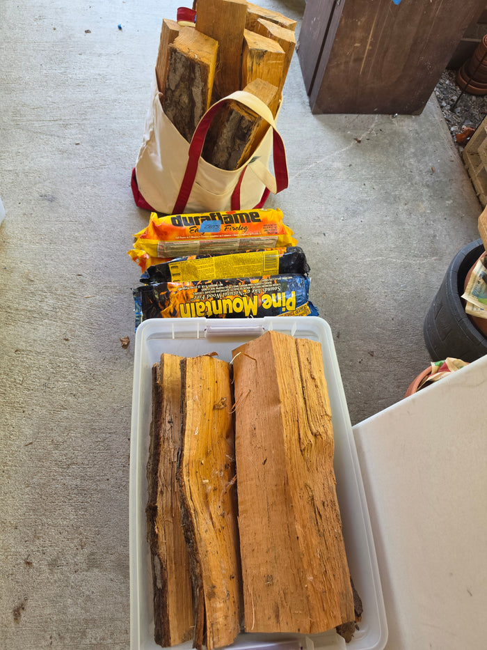 Firewood and Easy Light Fire Log (7) Lot