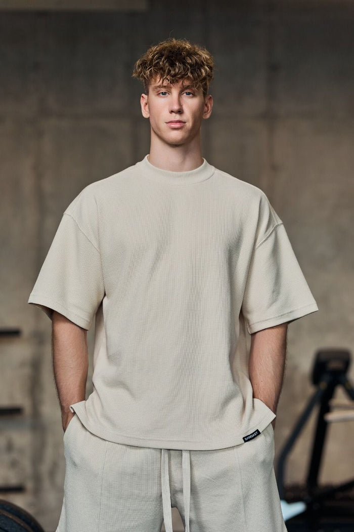 FLEX OVERSIZED T-SHIRT BEIGE