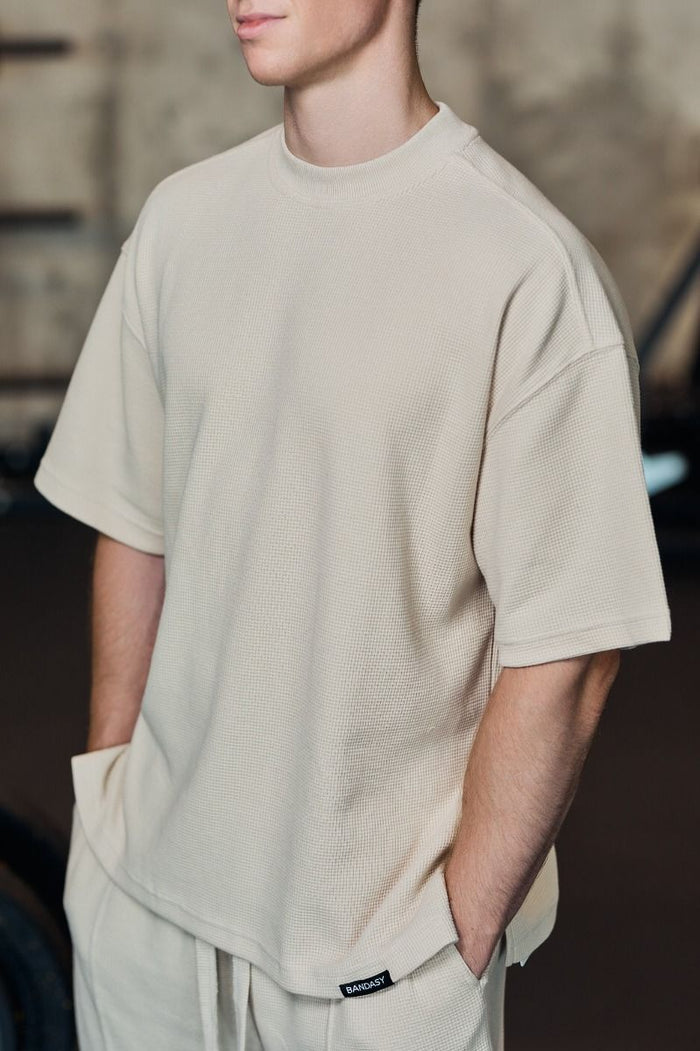 FLEX OVERSIZED T-SHIRT BEIGE