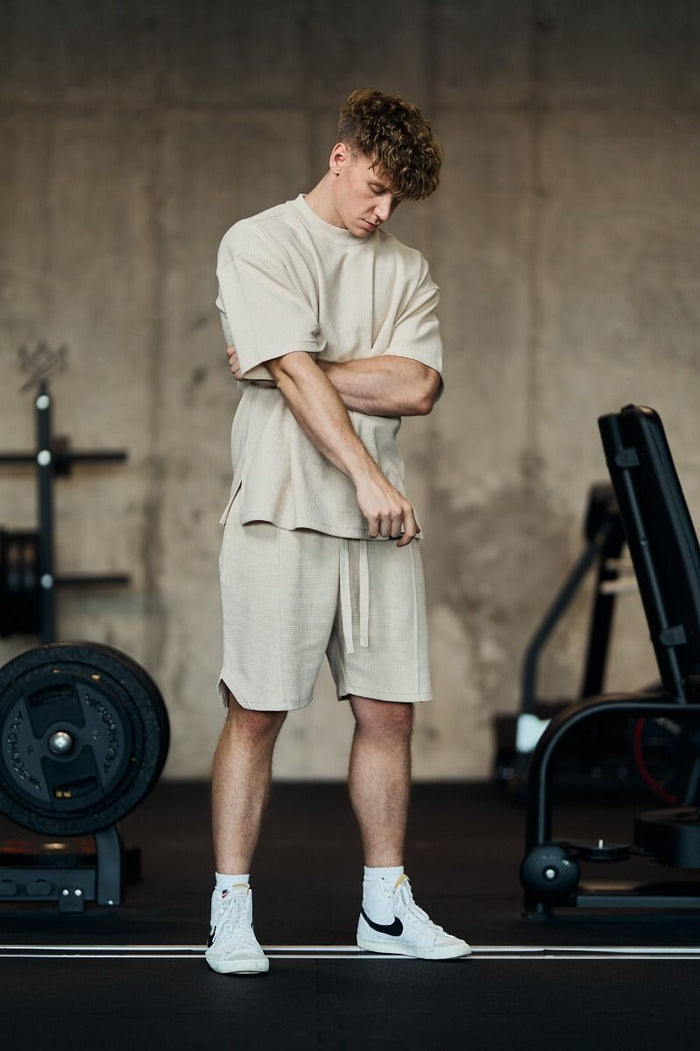 FLEX OVERSIZED T-SHIRT BEIGE