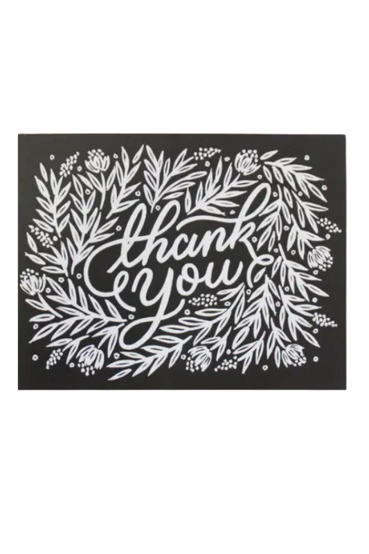 Floral Thank You Card