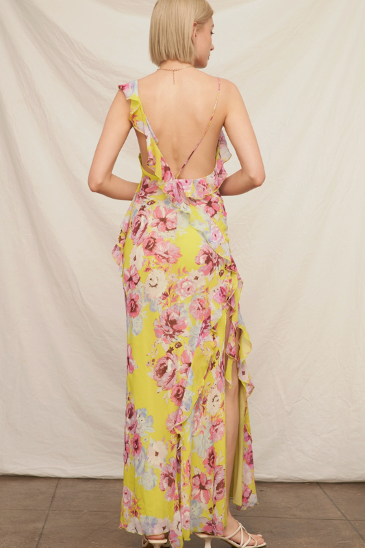 Florence Ruffle Maxi Dress