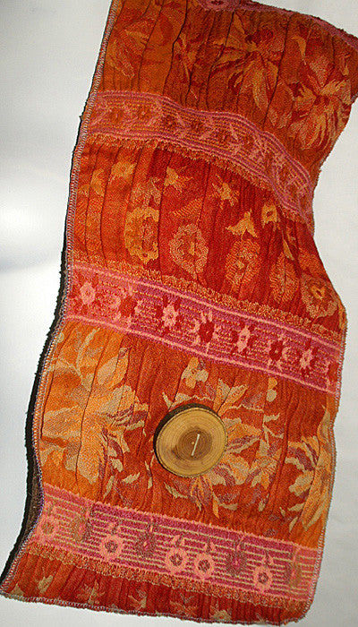 Flower Burst Upcycled Neckwarmer - One-of-a-Kind - 
 - 3