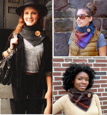 Flower Burst Upcycled Neckwarmer - One-of-a-Kind - 
 - 5