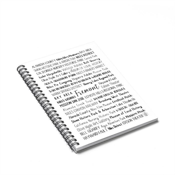 Fremont, CA Spiral Notebook