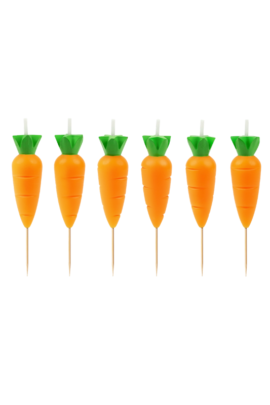 Garden Party Carrot Candles