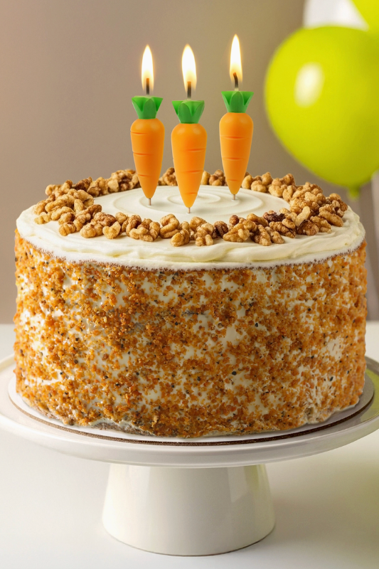 Garden Party Carrot Candles