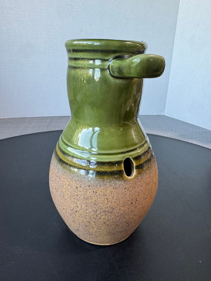Gardener’s Supply Company Olive Green Two Tone Bird Bottle