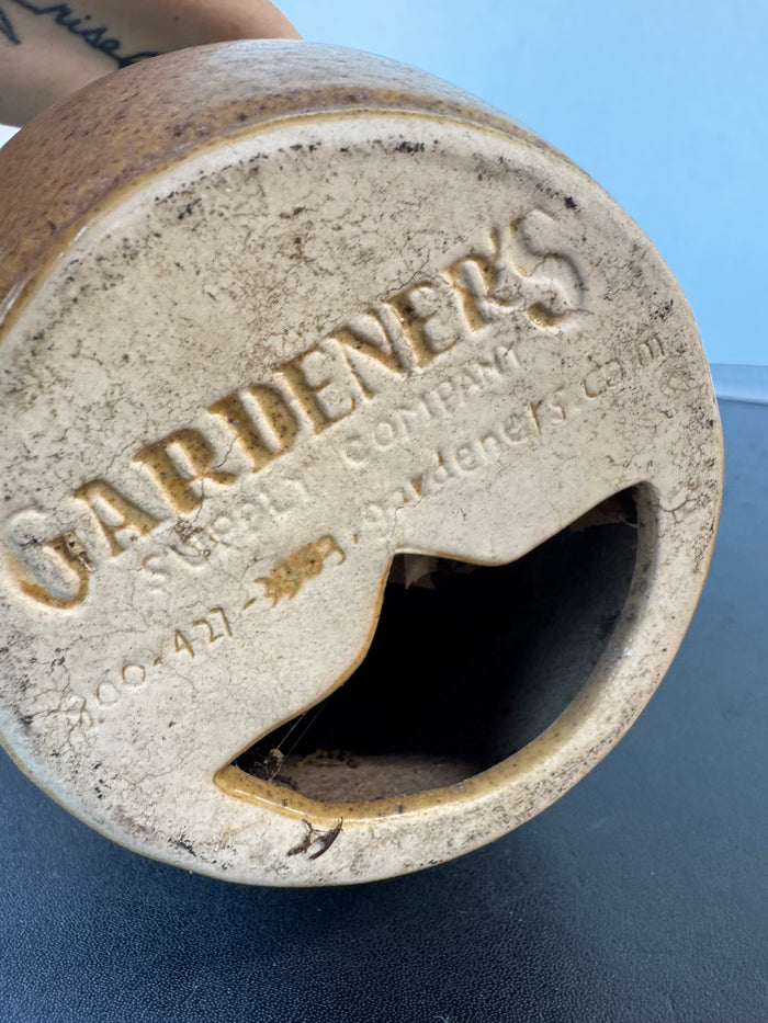 Gardener’s Supply Company Olive Green Two Tone Bird Bottle