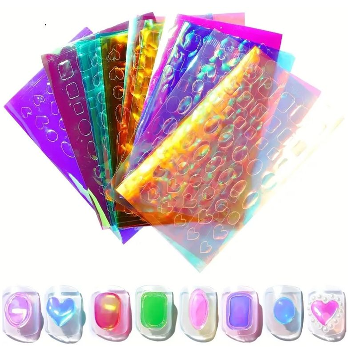 Gemini Mylar | Mylar Inlay Stickers