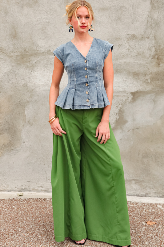 Genevieve Pant - Green