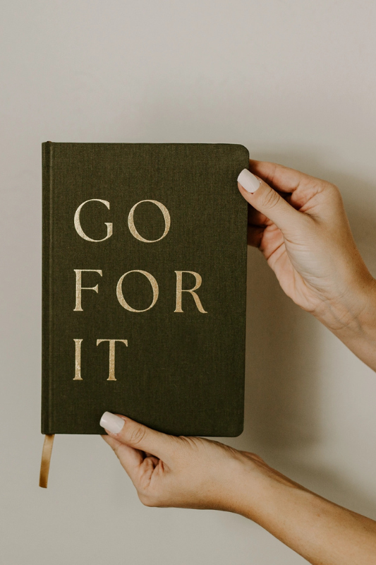 Go For It - Blank Notebook