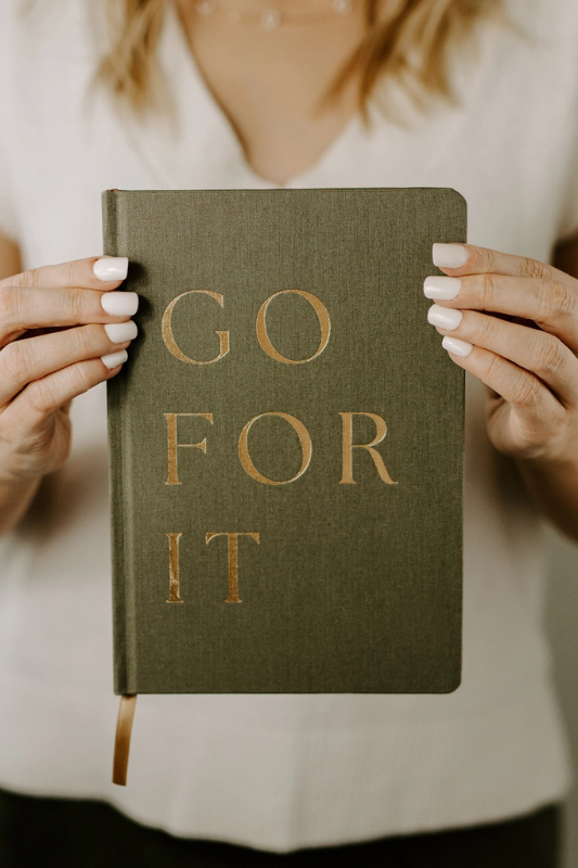 Go For It - Blank Notebook