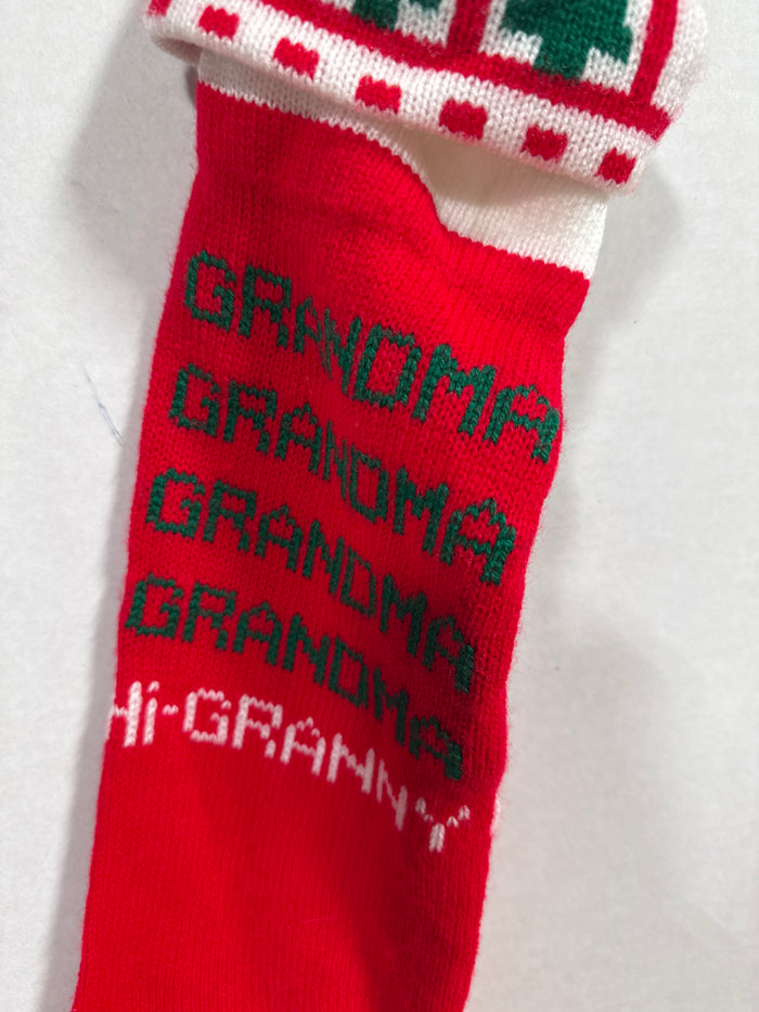 Grandma And Grandpa Stockings - Pair (B)