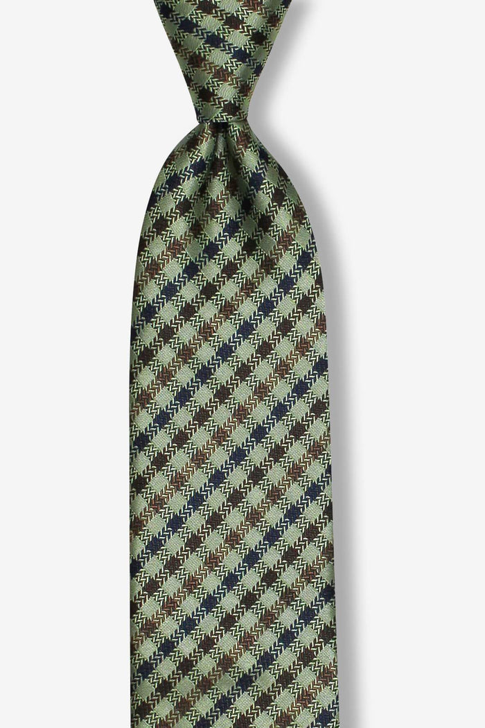 Green 70's Couch Pre-tied Tie, Tie, GoTie